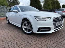 White Used 2018 Audi A4 S-Line Estate | £10,495 (Fair price)