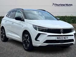 White Used 2022 Vauxhall Grandland X Elite SUV | £17,599 (A bit pricey)