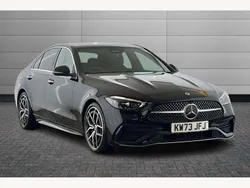 Black Used 2023 Mercedes C300e AMG Line Premium Plus Sedan | £39,490