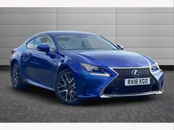 Blue Used 2018 Lexus RC300h Sport Line Coupe | £18,822 (Fair price)