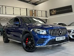 Blue Used 2017 Mercedes GLC350 AMG line Coupe | £19,495 (Fair price)