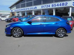 Blue Used 2018 Honda Civic SE Hatchback | £7,694 (Fair price)