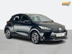 Black Used 2021 Toyota Yaris Hybrid Design Hatchback | £14,295 (Fair price)