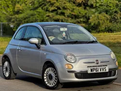 Silver Used 2011 Fiat 500 Lounge Hatchback | £2,990 (Expensive)