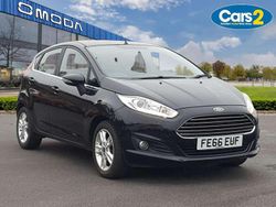 Black Used 2016 Ford Fiesta Zetec Hatchback | £7,455 (Fair price)