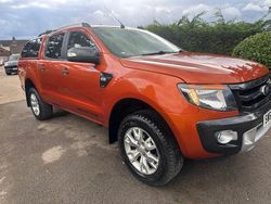 Orange Used 2014 Ford Ranger Wildtrack Pickup | £8,995 (Fair price)