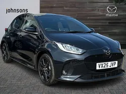 Black New 2025 Mazda 2 Homura-Line Hatchback | £23,490 (Expensive)