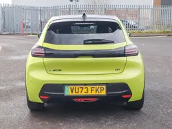 Yellow Used 2024 Peugeot e-208 GT Hatchback | £16,672 (Good price)