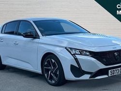 White Used 2023 Peugeot 308 Allure Premium Hatchback | £18,897 (Fair price)