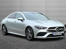 Silver Used 2021 Mercedes CLA200 AMG Line Premium Sedan | £21,981 (Fair price)