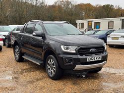 Black Used 2022 Ford Ranger Wildtrack Pickup | £15,500 (Good price)