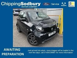 Pitch black Used 2017 Smart ForTwo Coupé Premium Coupe | £8,895 (Fair price)