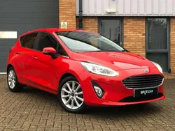 Red Used 2019 Ford Fiesta Titanium Hatchback | £9,491 (Fair price)