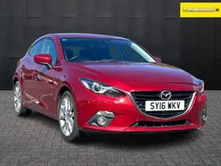 Red Used 2016 Mazda 3 Inclusive Hatchback | £7,995 (A bit pricey)
