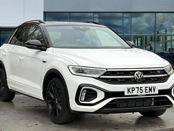 Pure white / black New 2025 VW T-Roc Black Edition SUV | £33,224 (Good price)