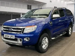 Blue Used 2014 Ford Ranger Limited Pickup | £7,995 (Fair price)