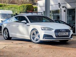 White Used 2019 Audi A5 Sportback S-Line Hatchback | £18,495 (Fair price)