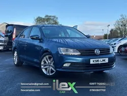 Blue Used 2015 VW Jetta GT Sedan | £8,995 (Fair price)