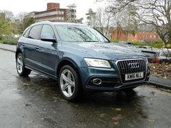 Blue Used 2016 Audi Q5 S-line plus SUV | £10,795 (Fair price)