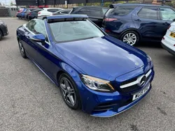 Blue Used 2019 Mercedes C200 AMG line Cabriolet | £17,899 (Fair price)