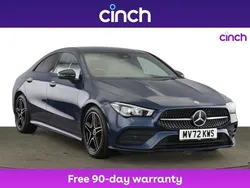 Blue Used 2022 Mercedes CLA220 AMG Line Premium Sedan | £21,779 (Fair price)