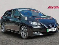 Black Used 2021 Nissan Leaf Tekna Hatchback | £9,975 (Fair price)