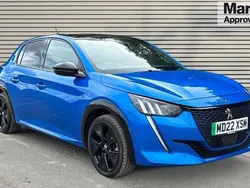 Blue Used 2022 Peugeot e-208 GTi Hatchback | £13,375 (Fair price)