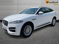 White Used 2019 Jaguar F-Pace R-Sport SUV | £17,000 (Fair price)