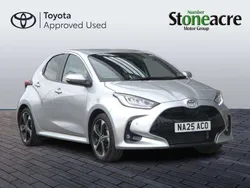 Silver New 2025 Toyota Yaris Hybrid Hatchback | £25,000 (Expensive)