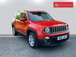 Red Used 2016 Jeep Renegade Longitude SUV | £7,141 (Fair price)