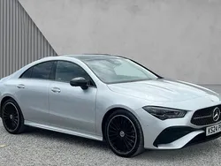 Silver Used 2024 Mercedes CLA220 AMG Line Premium Plus Sedan | £32,690 (Fair price)