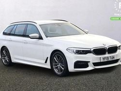 White Used 2019 BMW 520 M Sport Estate | £18,899 (Good price)
