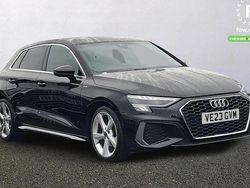 Black Used 2023 Audi A3 Sportback S-Line Hatchback | £21,799
