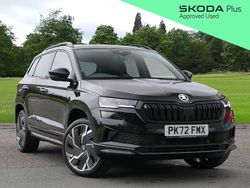 Black magic pearl effect Used 2022 Skoda Karoq SportLine SUV | £24,295 (Fair price)