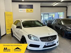 White Used 2015 Mercedes A180 AMG Hatchback | £8,995 (A bit pricey)