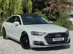 White Used 2018 Audi A8 Advanced Sedan | £23,145 (Fair price)
