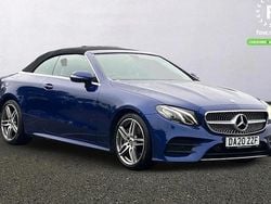 Blue Used 2019 Mercedes E220 AMG line Cabriolet | £20,499 (Fair price)
