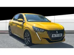 Yellow Used 2020 Peugeot 208 Allure Hatchback | £10,993 (Fair price)