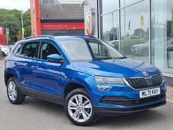 Blue Used 2021 Skoda Karoq SE Technology SUV | £16,498 (A bit pricey)