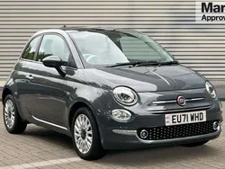 Grey Used 2021 Fiat 500 Dolcevita Hatchback | £10,095 (Fair price)
