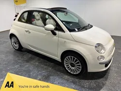 White Used 2013 Fiat 500 Lounge Cabriolet | £3,650 (Fair price)