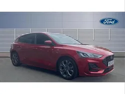 Red Used 2024 Ford Focus ST-Line Hatchback | £18,163 (Fair price)