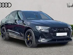 Black Used 2022 Audi e-tron Sportback Advanced SUV | £37,123