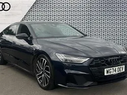 Blue Used 2024 Audi A7 Black Edition Hatchback | £42,762 (Expensive)