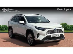 White Used 2022 Toyota RAV4 Hybrid SUV | £26,614 (Fair price)