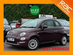 Red Used 2018 Fiat 500 Lounge Hatchback | £7,295 (Fair price)