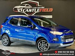 Blue Used 2016 Ford Ecosport Titanium SUV | £6,495 (Fair price)