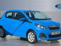 Blue Used 2015 Peugeot 108 Active Hatchback | £4,800 (Fair price)