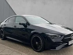 Cosmos black metallic Used 2024 Mercedes CLA220 AMG Line Premium Plus Sedan | £33,241 (Fair price)