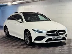 White Used 2021 Mercedes CLA250 AMG Line Premium Plus Sedan | £13,989